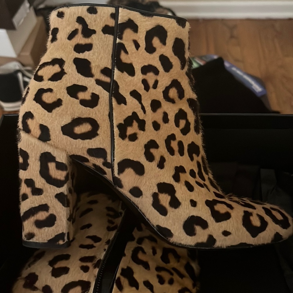 Saint Laurent Pony hair boots